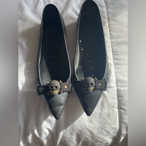 Pedro Garcia Skull Flats Slip-ons - Picture 3 of 9